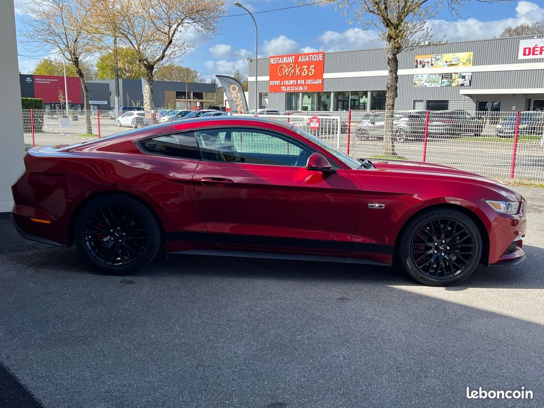 FORD MUSTANG COUPE 5.0 420 GT SIEGES RECARO / INT CUIR / ECHAPPEMENT SCORPIOn (image 16)