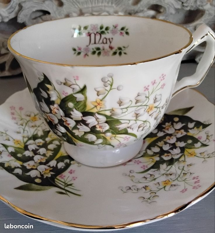 Tasse anglaise en porcelaine Aynsley (image 3)