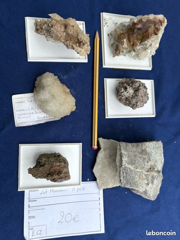 Lot minéraux E62 (image 2)