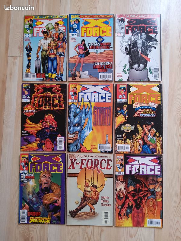 X-Force #70 à 103 - Marvel Comics - comics VO (lot) (image 2)