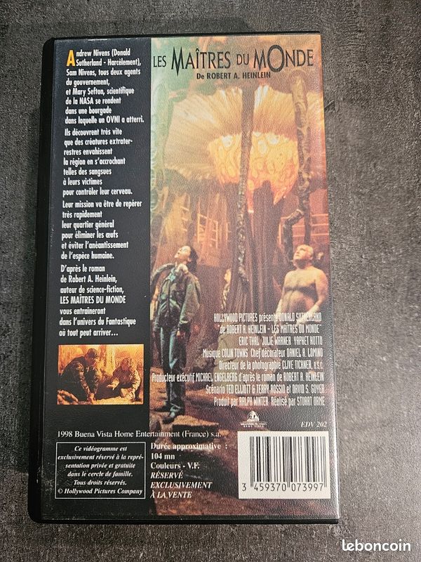 🎬 Lot 9 VHS Science-Fiction Culte – Matrix, eXistenZ, Planète des Singes, X-Files (image 17)