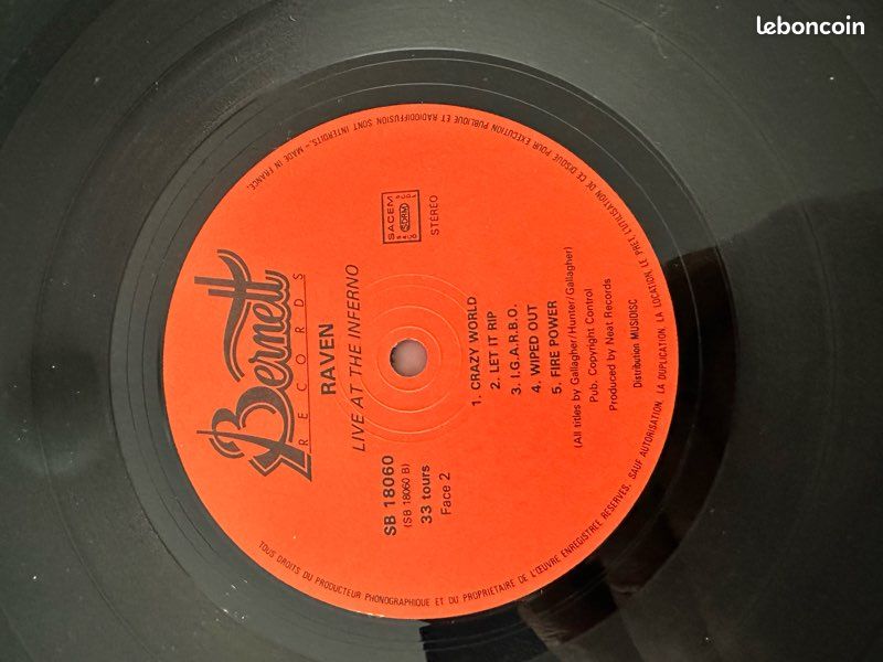 Raven - Live (vinyle) (image 8)