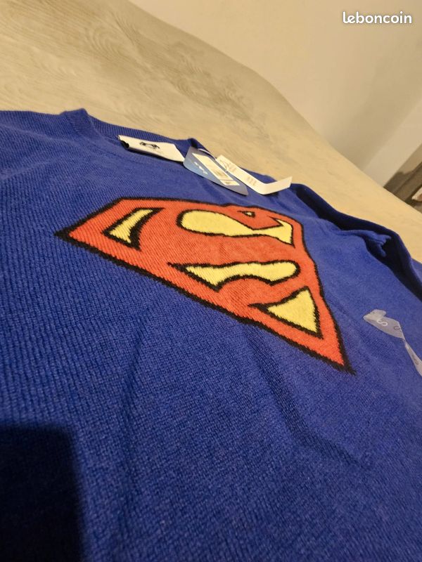 LCW Kids Sweat-shirt à Capuche Superman Imprimé à Manches Longues Pour Garcon Bleu O 2323973