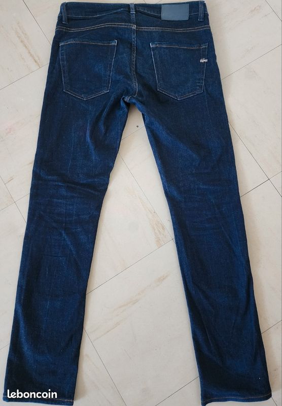 Jean Lacoste bleu foncé taille 32 Jean Lacoste homme – Taille 32