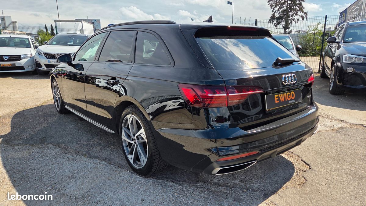 AUDI A4 AVANT 40 TDI 204CH S-TRONIC QUATTRO S-LINE - PCK BLACK - PCK VILLE - PCK ROUTE - CLÉ CONFORt (image 4)