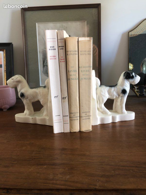 Paire de serre-livres Schnauzer (image 1)