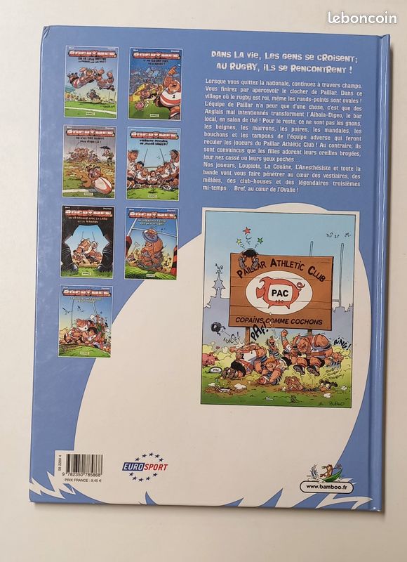 Lot de 5 "Les Rugbymen" neuves (image 8)