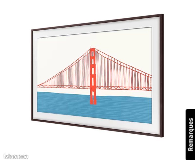 Cadre the frame TV QLED 2022 couleur Noyer (image 1)