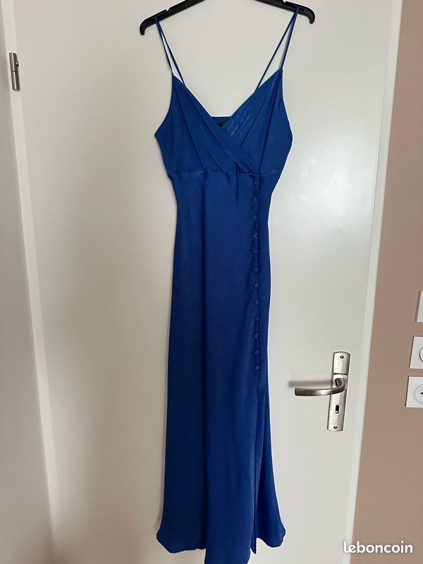 Robe longue bleu - Zara (image 1)