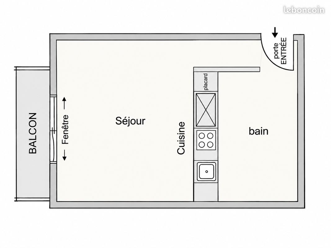 Appartement 1 pièce 30 m² · à Brioude · 30 m² · 35 000 €