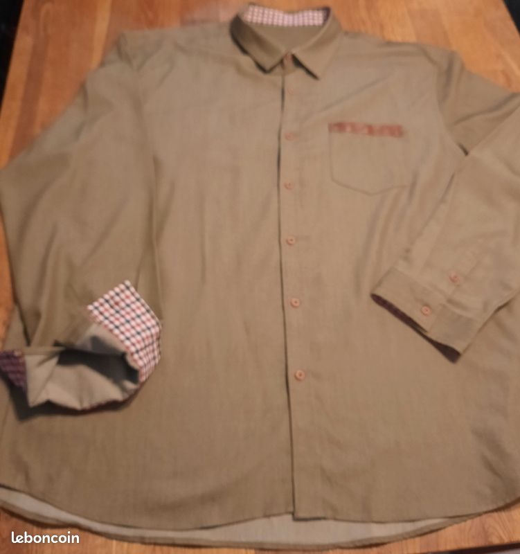 Chemise homme manches longues (image 7)