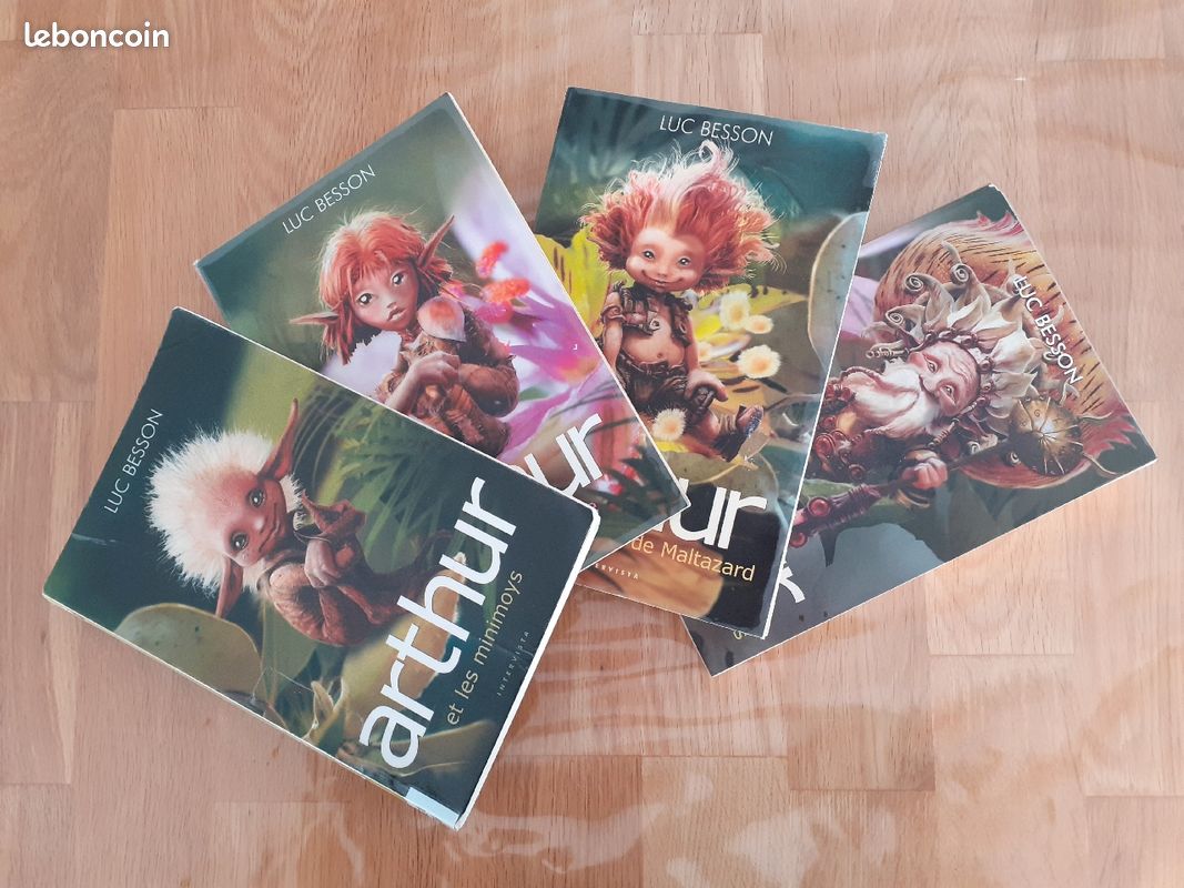 Lot de 4 livres - Intégral de Arthur et les minimoys - Luc Besson (image 2)