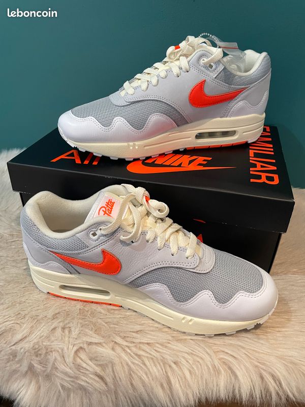 Nike Air Max 1 Patta Waves White Hyper Crimson (image 4)