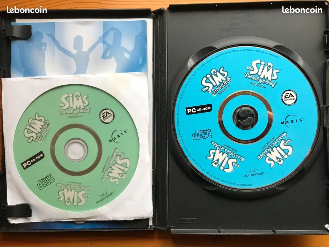🕹💻📀 les SIMS entre chiens et chats... ©2002 (CDRom-Vintage) (image 2)