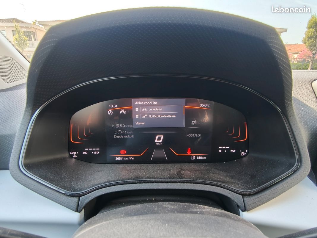 SEAT IBIZA 1.0 TSI 115 CH COPA / GARANTIE SEAT / CARPLAY / CAMERA / FRONT ASSIST / PACKS / START-STOp (image 33)