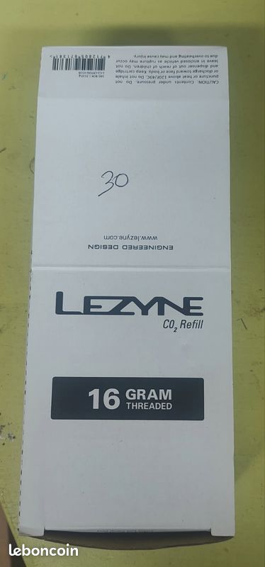 Cartouches CO2, Filet, 16g - Vélo Boutique Velomane