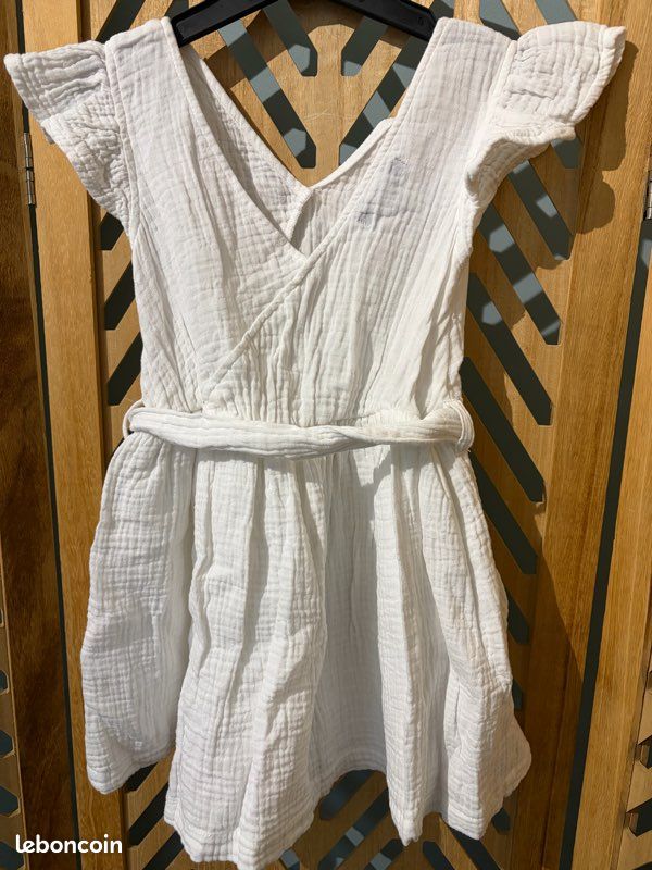 Robe blanche fille 3a Okaïdi (image 5)