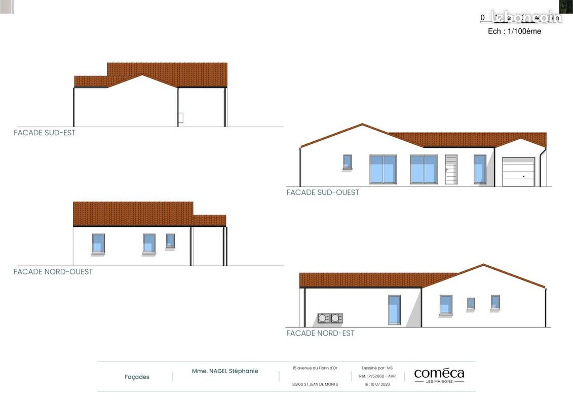 Maison 5 pièces 95 m² · à Saint-Jean-de-Monts · 95 m² · 355 400 €