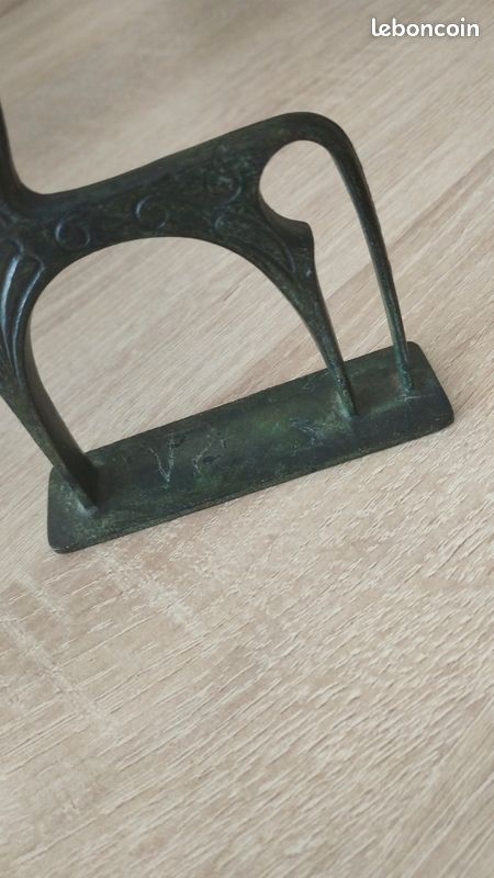 Cheval en bronze grec hauteur 14 cm (image 4)