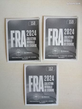 Sticker Panini France 2024 - Légende Zidane N°158 - Collection Officielle - Neuf