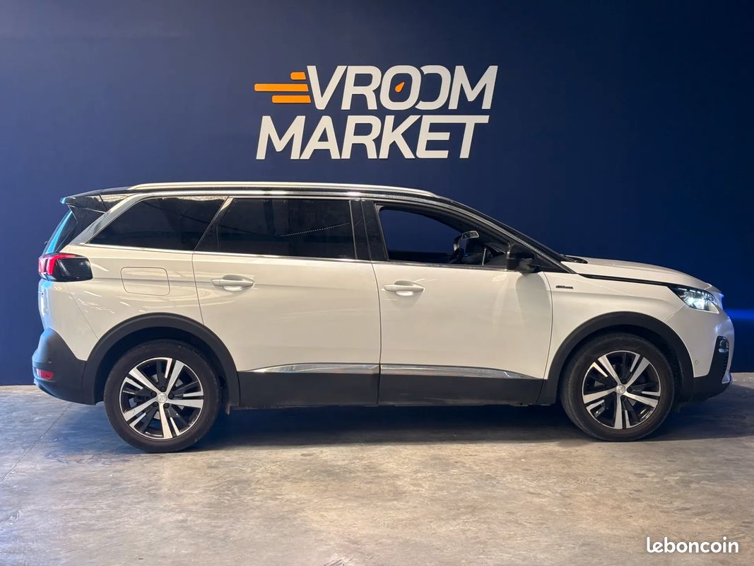 PEUGEOT 5008 1.5 HDI 130 GT Line - 7 places - GARANTIE 12 MOIS - 2018 - Boîte auto - Suivi complet (image 6)