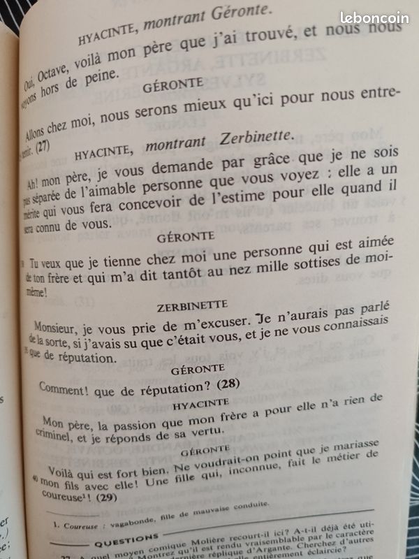 Roman " Les fourberies de Scapin " (image 12)