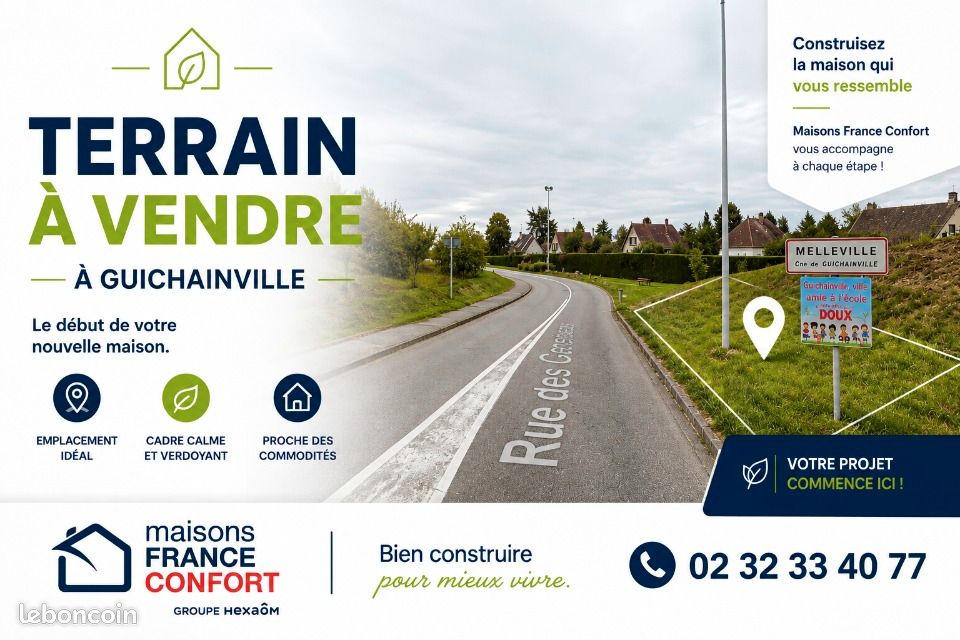 Terrain 529 m² Guichainville · 50 000 €