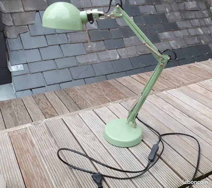 Lampe de bureau verte IKEA Avec ampoule FORSÅ (image 1)