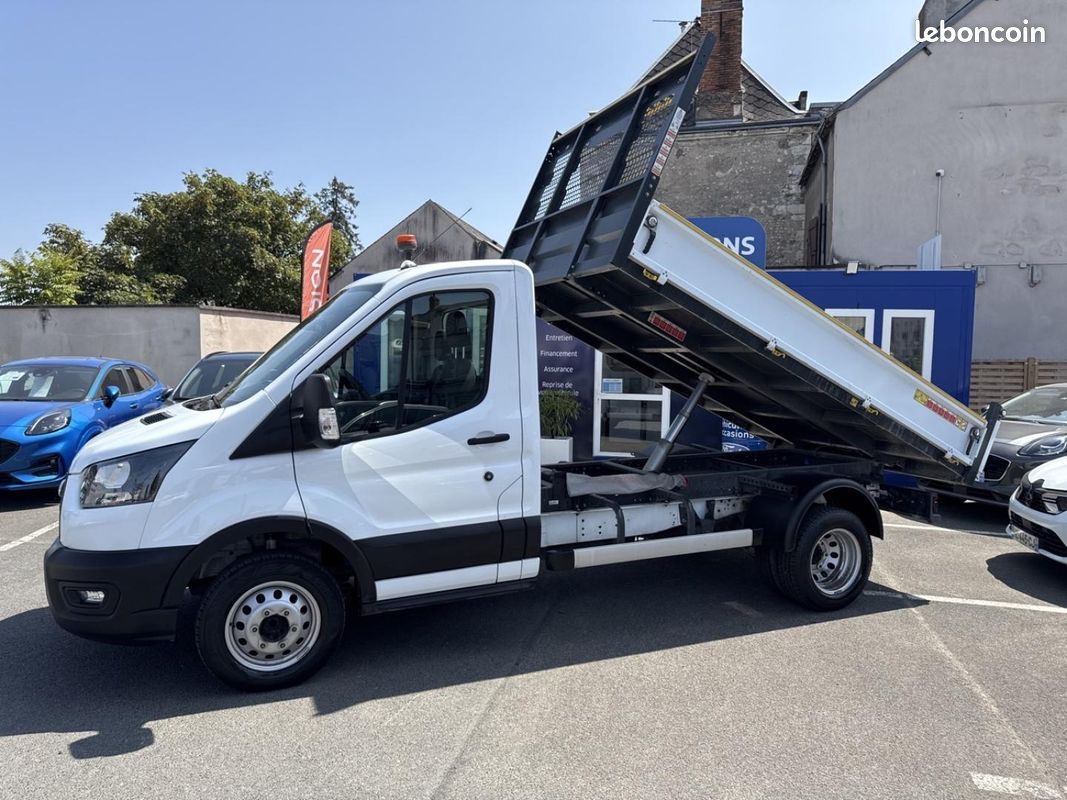 Ford Transit 2T CCb P350 L2 2.0 EcoBlue 165ch HD RJ Trend BENNE (image 10)