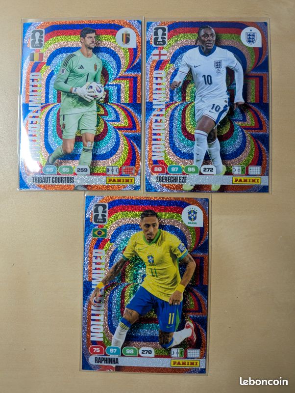 Lot 3 cartes édition limitée Panini Adrenalyn XL Fifa World Cup 2026 (image 1)