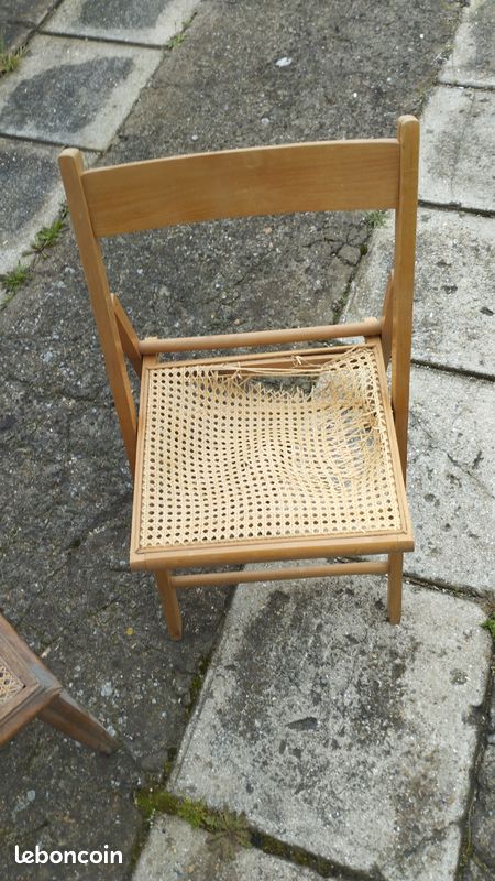 Lot de chaises en cannage (image 3)