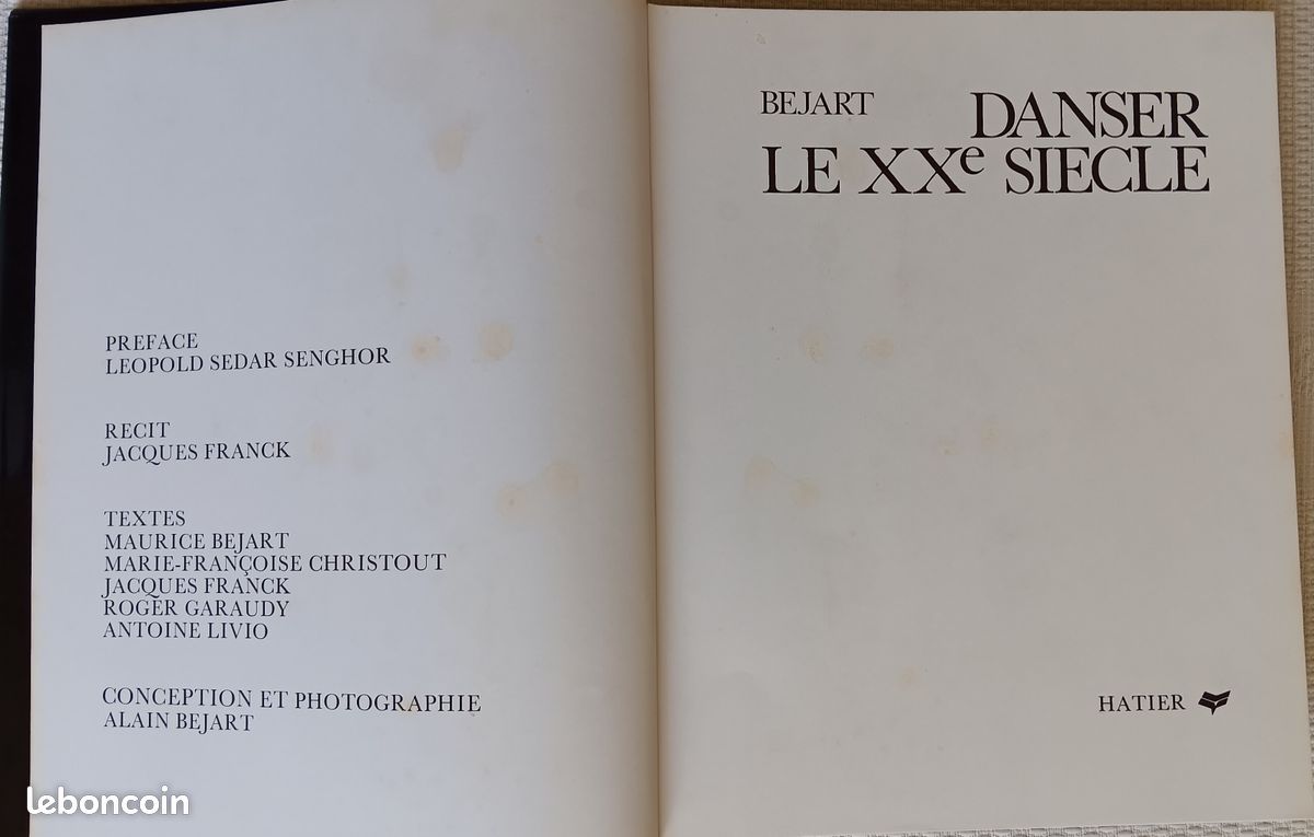 Livre d'art sur "Danser le XX è siècle" (image 2)