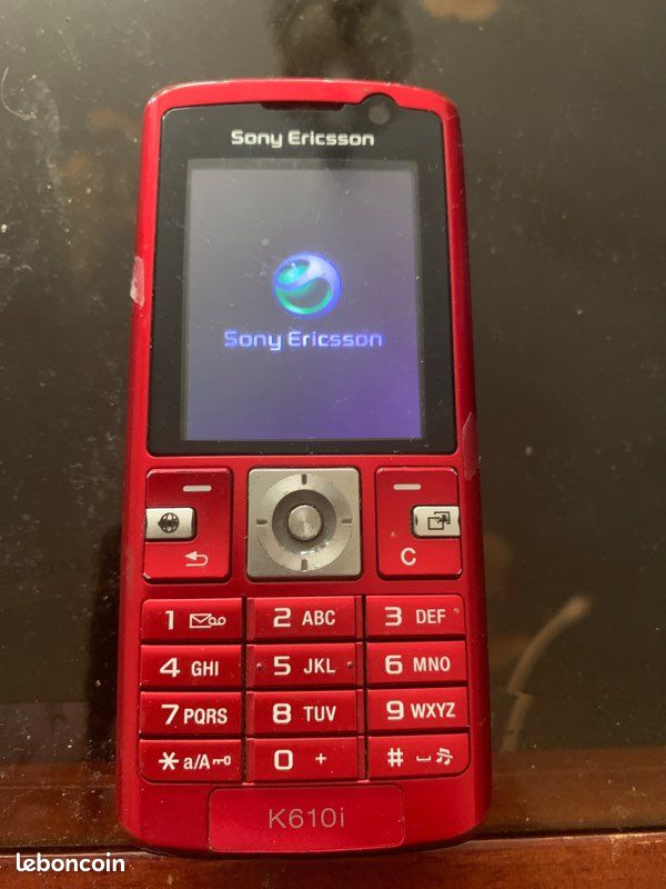 Téléphone Portable Vintage Sony Ericsson K320i Couleur Bronze - En état De Fonctionnement Avec Chargeur - Occasion