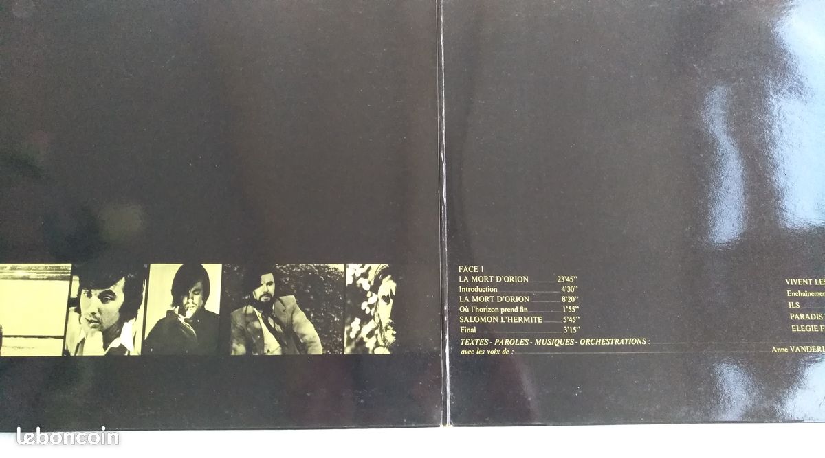 Vinyle 33T Gerard Manset - La Mort D'orion (image 2)
