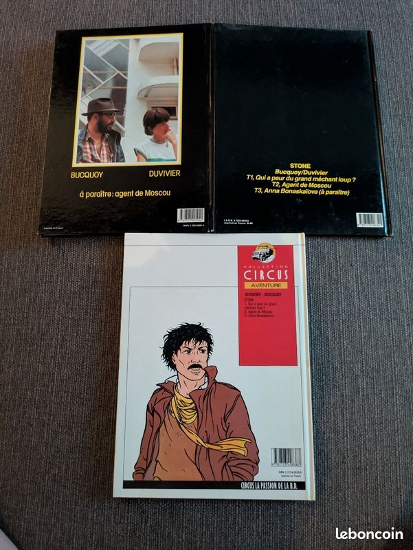 Lot BD Stone — Intégrale Série (Tomes 1 à 3) — Glénat / Collection Circus (image 2)