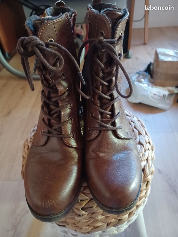 Elegantes bottines fourrées 39 (image 1)