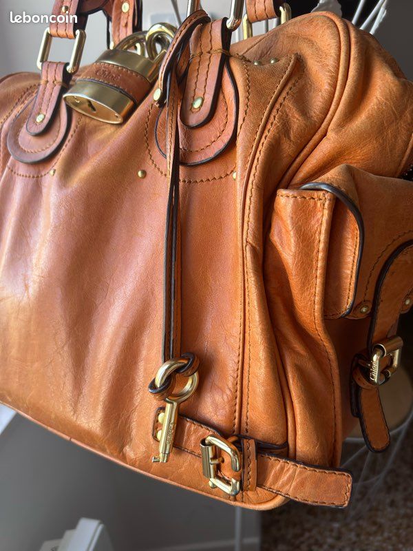 Sac à main Chloé en cuir camel (image 5)