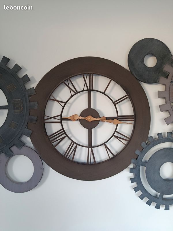 Horloge maisons du monde industrielle (image 3)