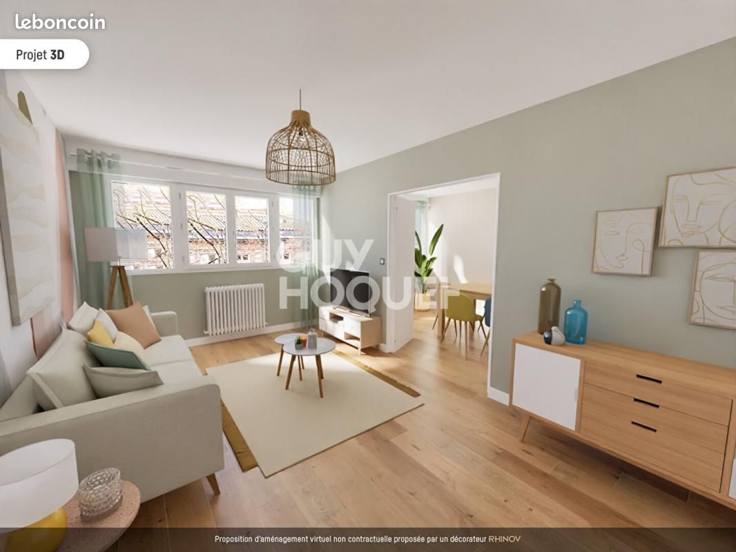 Appartement 3 pièces 68 m² - Bordeaux 33000 (image principale 0)
