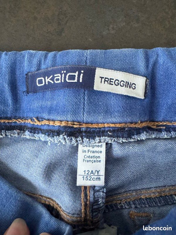 Jean Fille Gap Taille 12 – Coupe Petite Amie – Bleu – Neuf Avec étiquette