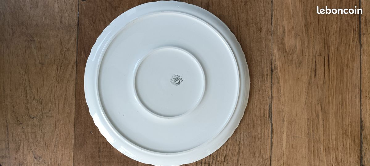 Plat a dessert cygnes moulin des loups vintage (image 6)
