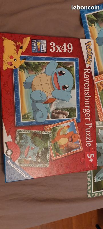 3 puzzles Pokemon 49 pièces (image 1)