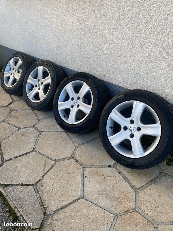 Jantes Peugeot 16 Pneus Michelin 205/55 R 16 (image 1)