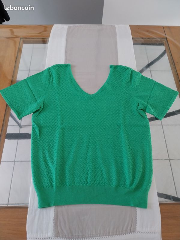 C'est Beau La Vie haut femme manche courte taille M neuf (image 3)