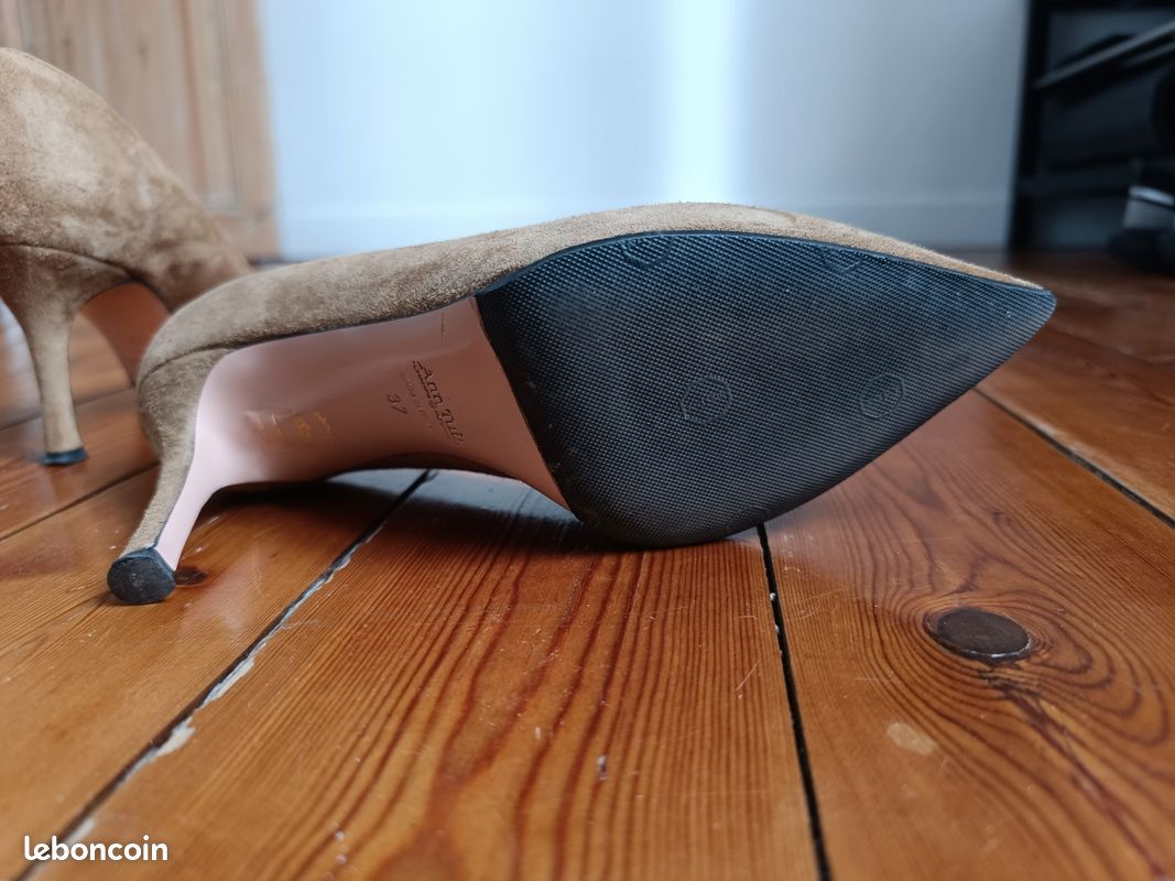 Escarpins Ann Tuil taupe taille 37 (image 3)