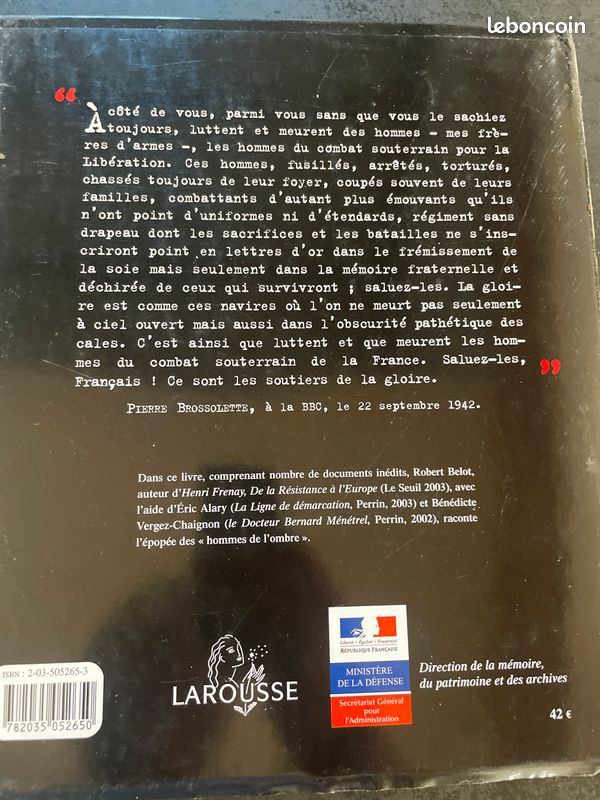 2 Livres La Libération et Les résistants : l'histoire de ceux qui refusèrent (image 4)