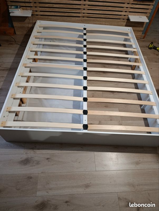 Sommier 160*200 avec rangement (image 1)
