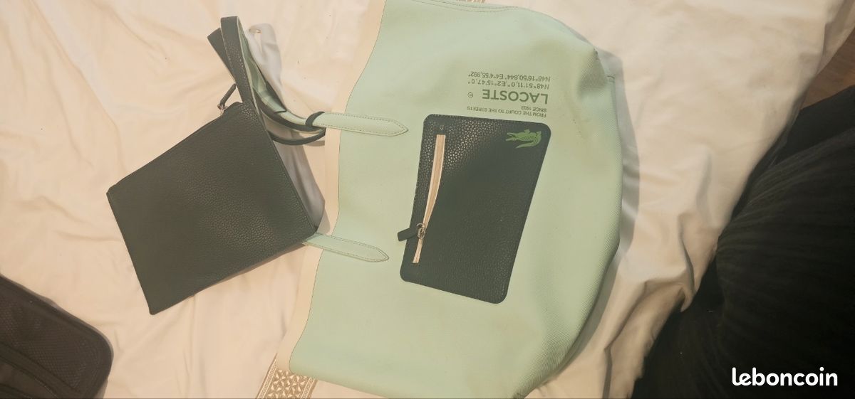 Sac cabas cuir reversible LACOSTE (image 3)