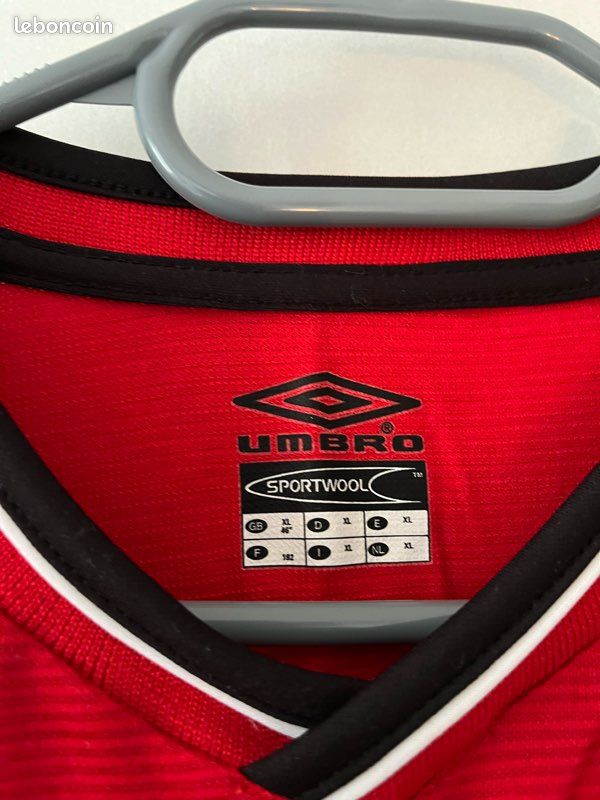 Maillot Manchester United 2001/2002-Home-Umbro. XL (image 6)