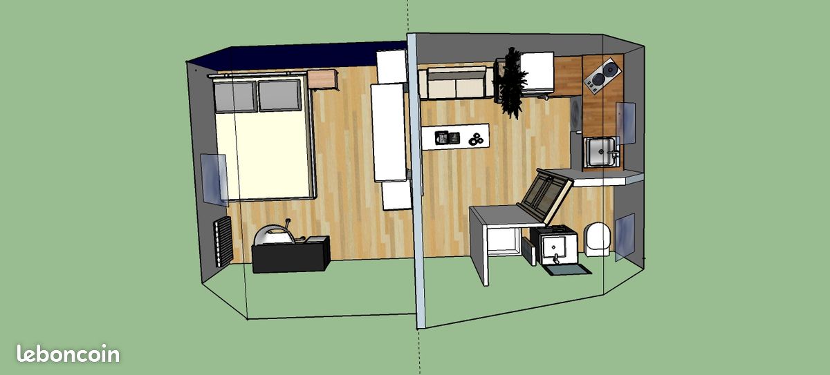 Appartement 2 pièces 22 m² · à Nantes · 22 m² · 525 €/mois